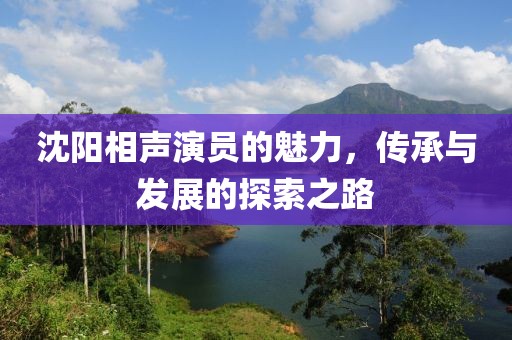 沈陽(yáng)相聲演員的魅力，傳承與發(fā)展的探索之路
