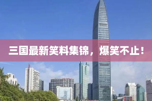 三國最新笑料集錦，爆笑不止！