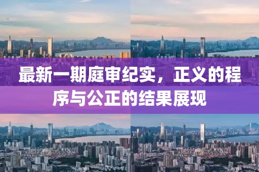 最新一期庭審紀實，正義的程序與公正的結(jié)果展現(xiàn)