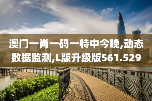 澳門一肖一碼一特中今晚,動態(tài)數(shù)據(jù)監(jiān)測,L版升級版561.529