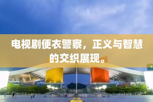 電視劇便衣警察，正義與智慧的交織展現(xiàn)。