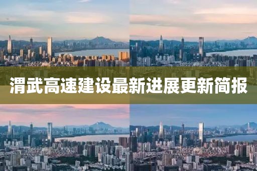 渭武高速建設(shè)最新進(jìn)展更新簡(jiǎn)報(bào)