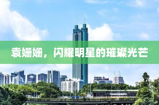 袁姍姍，閃耀明星的璀璨光芒