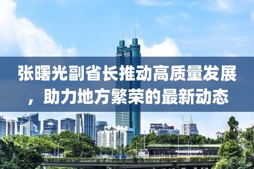 張曙光副省長推動高質(zhì)量發(fā)展，助力地方繁榮的最新動態(tài)