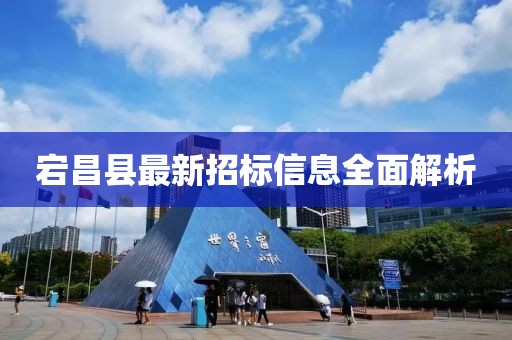 宕昌縣最新招標(biāo)信息全面解析