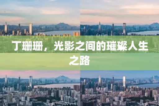 丁珊珊，光影之間的璀璨人生之路