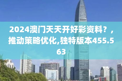 2024澳門天天開好彩資料？,推動策略優(yōu)化,獨特版本455.563