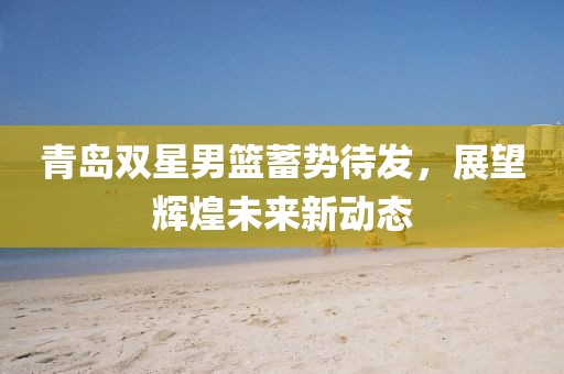 青島雙星男籃蓄勢(shì)待發(fā)，展望輝煌未來新動(dòng)態(tài)