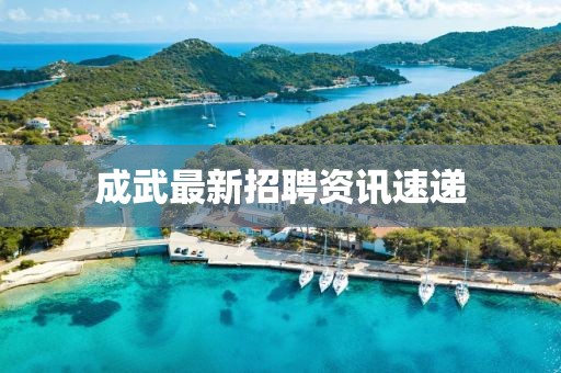 成武最新招聘資訊速遞