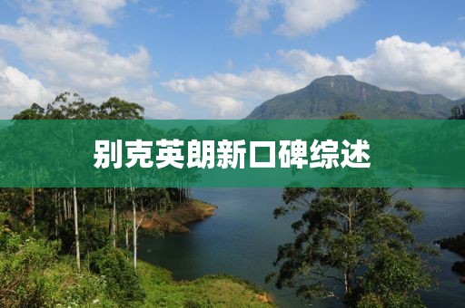 別克英朗新口碑綜述