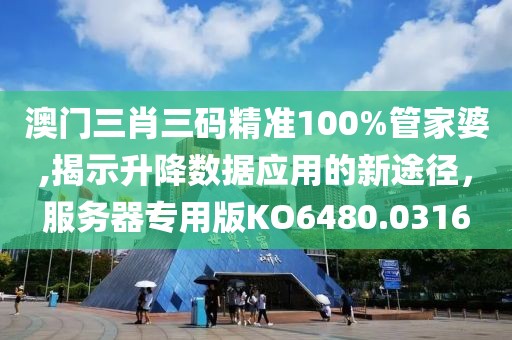 澳門三肖三碼精準(zhǔn)100%管家婆,揭示升降數(shù)據(jù)應(yīng)用的新途徑，服務(wù)器專用版KO6480.0316