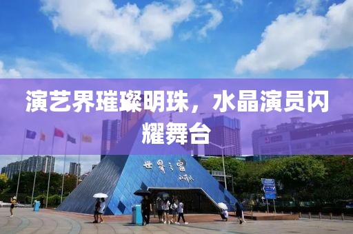 演藝界璀璨明珠，水晶演員閃耀舞臺(tái)