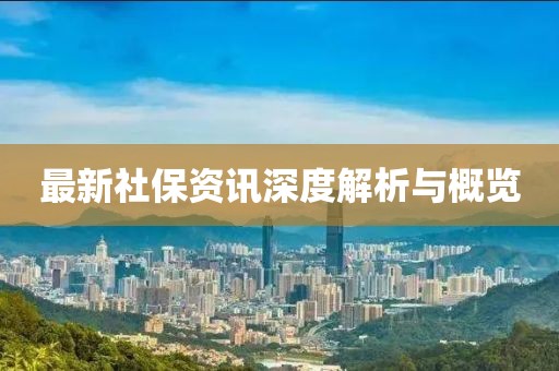 最新社保資訊深度解析與概覽
