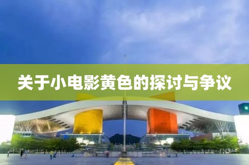 關于小電影黃色的探討與爭議