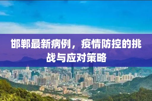 邯鄲最新病例，疫情防控的挑戰(zhàn)與應(yīng)對(duì)策略