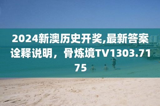 2024新澳歷史開獎(jiǎng),最新答案詮釋說明，骨煉境TV1303.7175