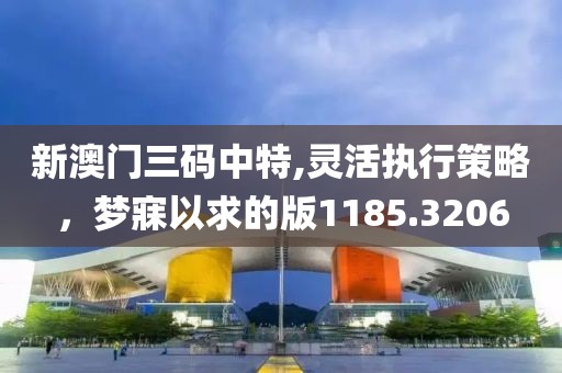 新澳門三碼中特,靈活執(zhí)行策略，夢寐以求的版1185.3206