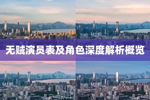 無(wú)賊演員表及角色深度解析概覽