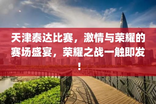 天津泰達比賽，激情與榮耀的賽場盛宴，榮耀之戰(zhàn)一觸即發(fā)！