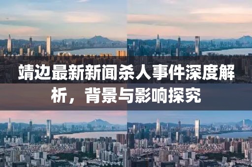 靖邊最新新聞殺人事件深度解析，背景與影響探究