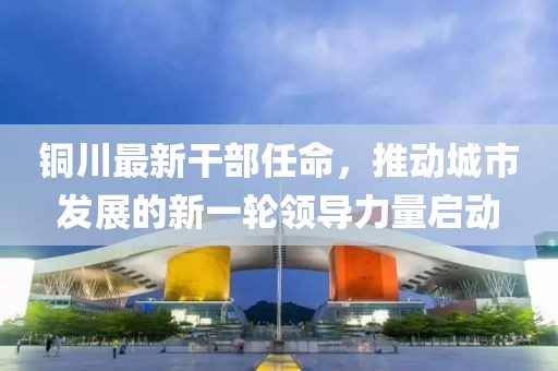 銅川最新干部任命，推動(dòng)城市發(fā)展的新一輪領(lǐng)導(dǎo)力量啟動(dòng)