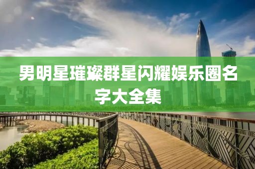 男明星璀璨群星閃耀娛樂(lè)圈名字大全集