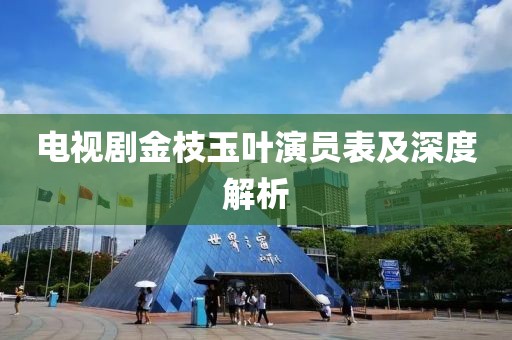 電視劇金枝玉葉演員表及深度解析