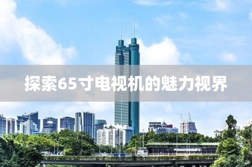 探索65寸電視機的魅力視界