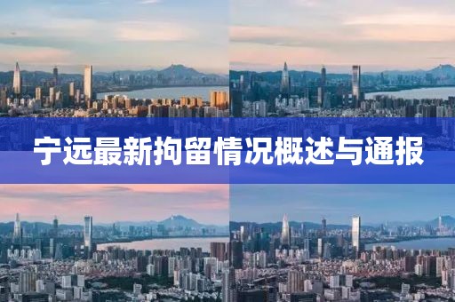 寧遠(yuǎn)最新拘留情況概述與通報