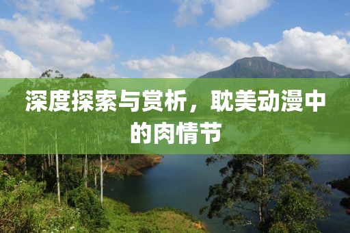深度探索與賞析，耽美動(dòng)漫中的肉情節(jié)