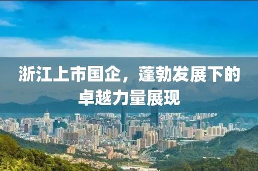 浙江上市國(guó)企，蓬勃發(fā)展下的卓越力量展現(xiàn)
