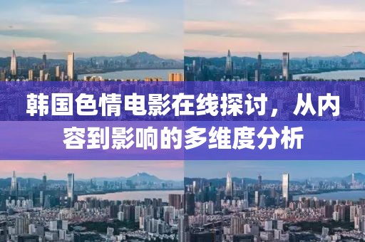 韓國色情電影在線探討，從內(nèi)容到影響的多維度分析