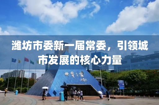 濰坊市委新一屆常委，引領(lǐng)城市發(fā)展的核心力量