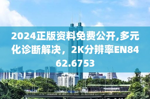 2024正版資料免費公開,多元化診斷解決，2K分辨率EN8462.6753