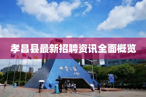 孝昌縣最新招聘資訊全面概覽