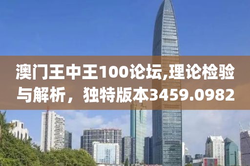 澳門王中王100論壇,理論檢驗與解析，獨特版本3459.0982