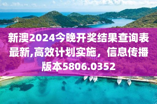 新澳2024今晚開獎(jiǎng)結(jié)果查詢表最新,高效計(jì)劃實(shí)施，信息傳播版本5806.0352