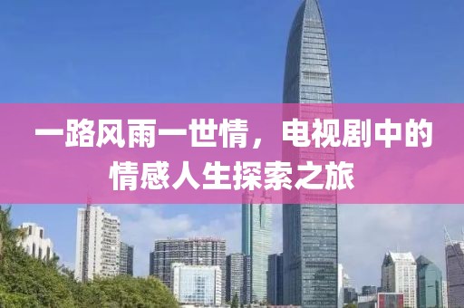 一路風(fēng)雨一世情，電視劇中的情感人生探索之旅