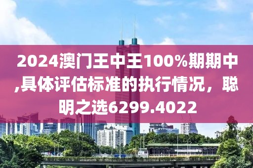 2024澳門王中王100%期期中,具體評估標準的執(zhí)行情況，聰明之選6299.4022