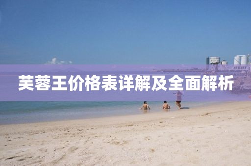 芙蓉王價(jià)格表詳解及全面解析