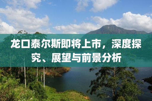 龍口泰爾斯即將上市，深度探究、展望與前景分析