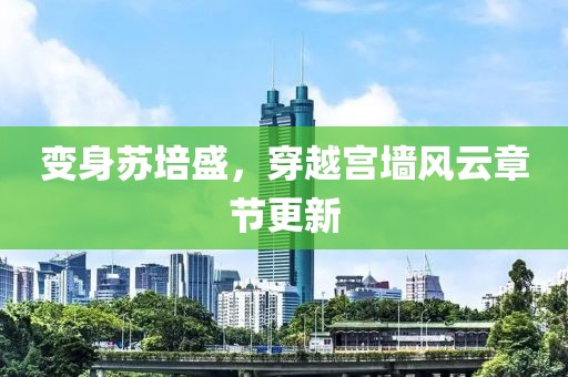 變身蘇培盛，穿越宮墻風(fēng)云章節(jié)更新