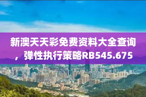 新澳天天彩免費資料大全查詢，彈性執(zhí)行策略RB545.675