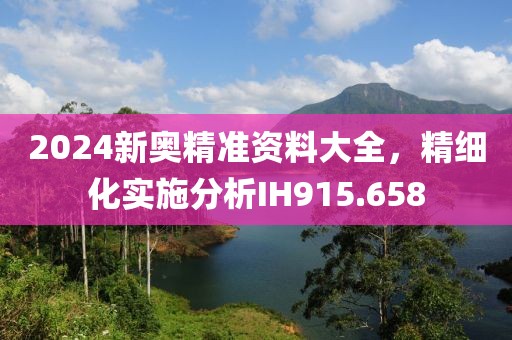 2024新奧精準(zhǔn)資料大全，精細(xì)化實施分析IH915.658
