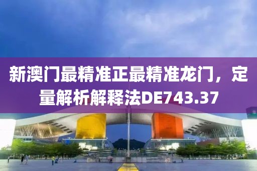 新澳門最精準(zhǔn)正最精準(zhǔn)龍門，定量解析解釋法DE743.37