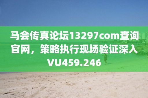 馬會傳真論壇13297соm查詢官網(wǎng)，策略執(zhí)行現(xiàn)場驗證深入VU459.246