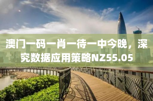 澳門一碼一肖一待一中今晚，深究數據應用策略NZ55.05