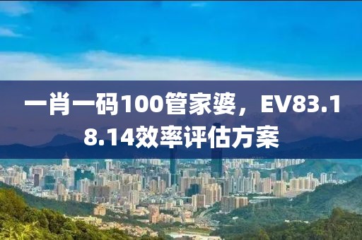 一肖一碼100管家婆，EV83.18.14效率評(píng)估方案