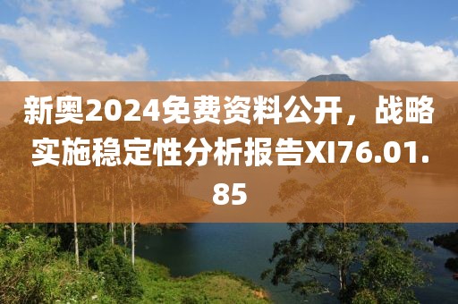 新奧2024免費(fèi)資料公開，戰(zhàn)略實(shí)施穩(wěn)定性分析報(bào)告XI76.01.85
