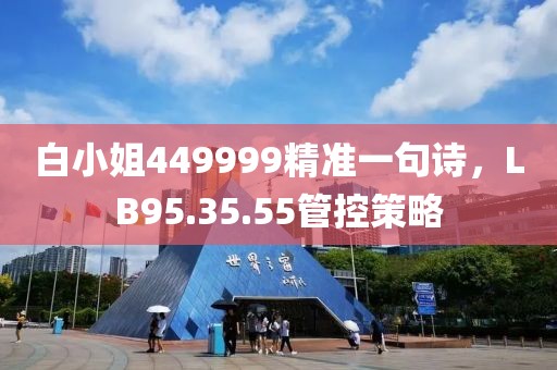 白小姐449999精準(zhǔn)一句詩，LB95.35.55管控策略